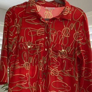 JUDE CONNALLY, DRESS, Orange, loose shift, stylish and comfortable!